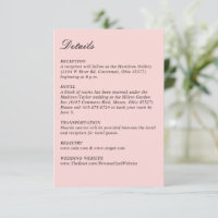 Simples Script Bonito Casamento Rosa Vertical Pequ