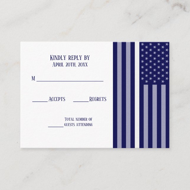 Cartão De Informações Sinalizador de linha branca fina (Frente)