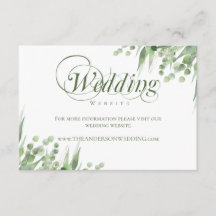 Site de Casamento com Caligrafia de Eucalipto Eleg