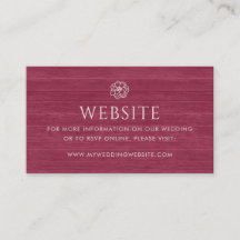 Site de Casamento de Madeira Vintage Chic Floral B