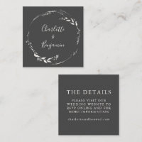 Site de Casamento de Terra Negra Minimalista