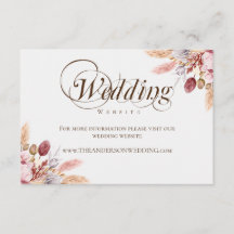 Site de Casamento Elegante Boho com Grama de Pampa
