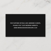Site de Casamento Negra Minimalista Moderno