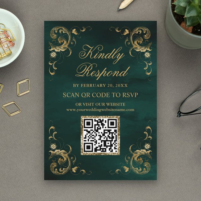 Cartão De Informações Site de Confirmação de Presença com QR Code em Our (Criador carregado)
