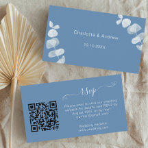 Site de resposta do casamento azul Dusty website d