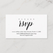 Site de RSVP online, Moderno Minimalista Elegante