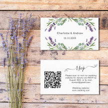 Sítio de resposta do casamento da lavanda RSVP de