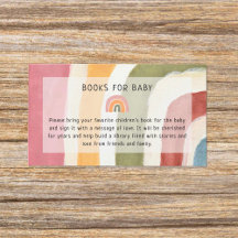 Sob o Chá de fraldas Rainbow Book for Baby Boho