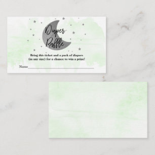 Cartão De Informações Sobre A Lua Carimbo de Fralda neutro