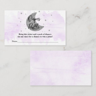 Cartão De Informações Sobre A Lua Carimbo de Fralda neutro