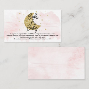 Cartão De Informações Sobre A Lua  Livros Chás de fraldas Para Bebês