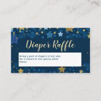 Sobre A Lua Marinho Chá de fraldas Azul Raffle Fra