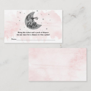 Cartão De Informações Sobre A Lua   Raparigas Fralda Raffle