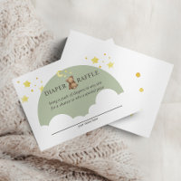 Sobre O Urso Da Lua Sábio Fralda Verde Raffle