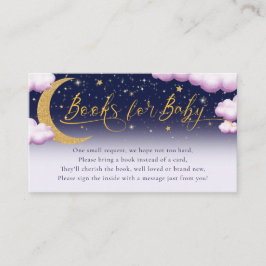 Cartão De Informações Sobre os livros de Chá de fraldas da Moon Girl par