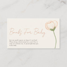 Soft Pastel Boho Baby Shower Book Request