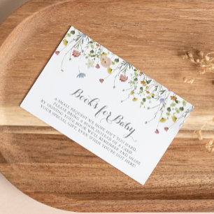 Cartão De Informações Solicitação Colorida de Livro de Chás de fraldas S