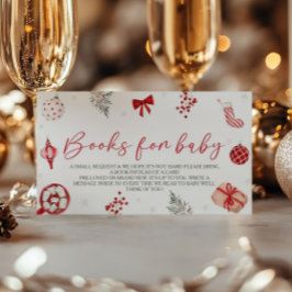 Cartão De Informações Solicitação de Chá de fraldas de papais noeis