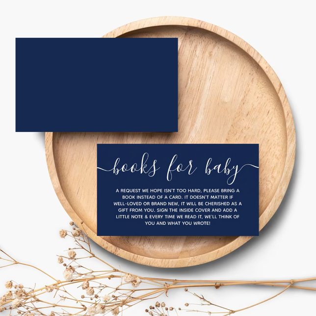 Cartão De Informações Solicitação de Chá de fraldas Moderno (Criador carregado)