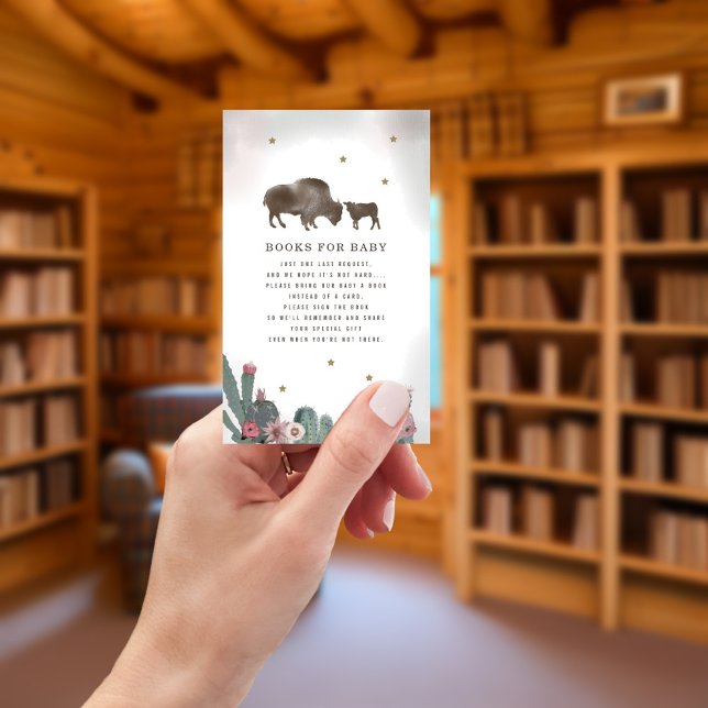 Cartão De Informações Solicitação de Livro de Chá de fraldas de Menina R (Criador carregado)