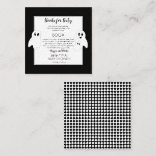 Cartão De Informações Solicitação de Livro de Chás de fraldas do Ghos