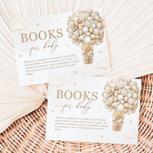 Cartão De Informações Solicitação de Livro de Chás de fraldas Neutro do 