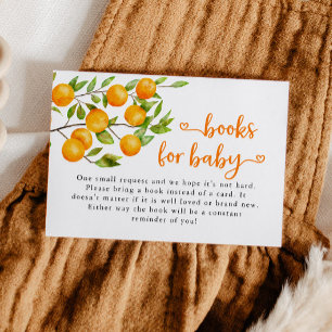 Cartão De Informações Solicitação de Livro de Chás de fraldas Pequeno