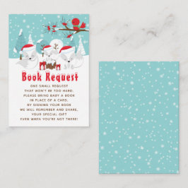 Cartão De Informações Solicitação de Livro de Florestas de Natal da Rapo