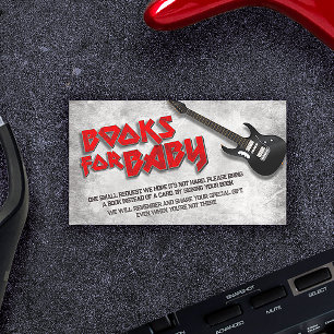 Cartão De Informações Solicitação de nascer para Livro de Chás de fralda