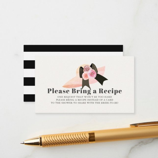 Cartão De Informações Solicitação de recebimento de Chás de panela de Ha (Frente/Verso In Situ)