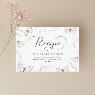 Cartão De Informações Solicitação de Receita de Chá de panela de Jardim