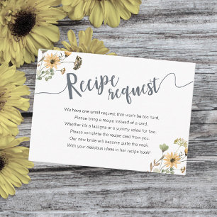 Cartão De Informações Solicitação de Receita de Fall Wildflower Mason Ja