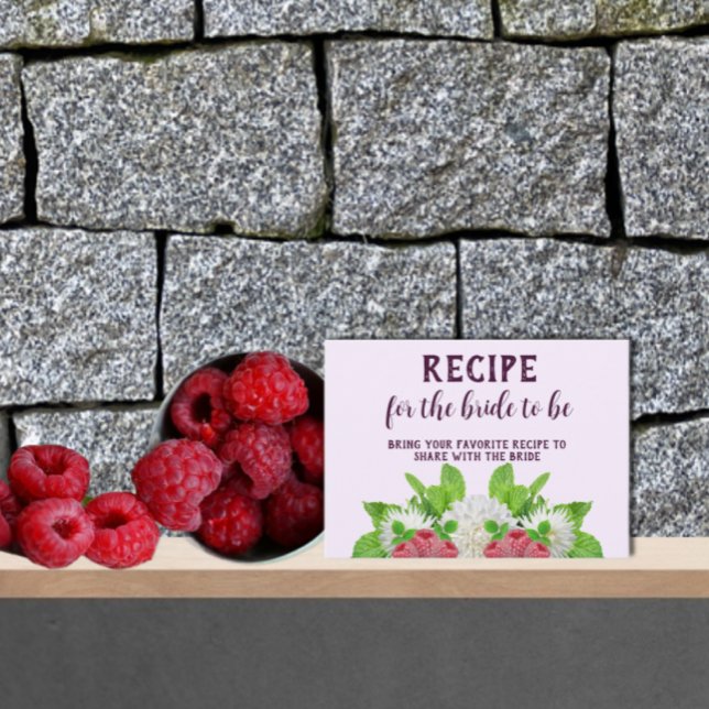 Cartão De Informações Solicitação de Receita do Chá de panela Dahlia Gar (Criador carregado)