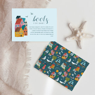 Cartão De Informações Solicitação do Livro de Chás de fraldas da aldeia