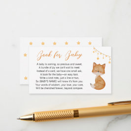 Cartão De Informações Solicitação do Livro de Chás de fraldas da Dreamy 