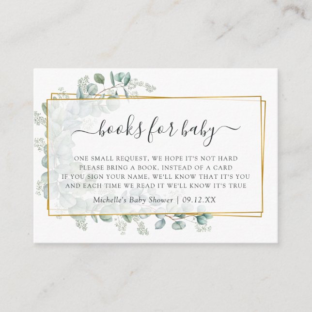 Cartão De Informações Solicitação Geométrica do Livro de Chás de fraldas (Frente)