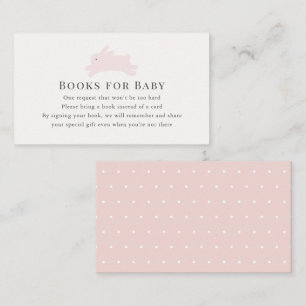 Cartão De Informações Solicitação Simples de Livro de Saltos Rosa