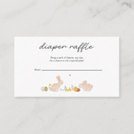 Cartão De Informações Somebunny Spring Easter Baby Shower