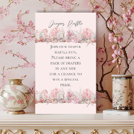 Cartão De Informações Sonho sob o Chá de fraldas do mar