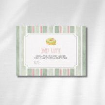 Sorteio de Fraldas com Tema de Donut Matcha Listra