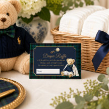 Sorteio de Fraldas Elegante Ursinho Polo Preppy