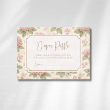 Sorteio de Fraldas Floral Cottagecore Rosa Hydrang