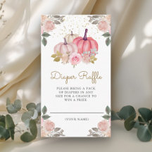 Sorteio de Fraldas Floral Rosa Pequeno Abóbora Dou