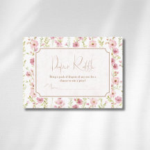 Sorteio de Fraldas Gladiolus Blush Vintage Floral
