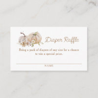 Sorteio de Fraldas para Chá de Bebê Floral de Abób