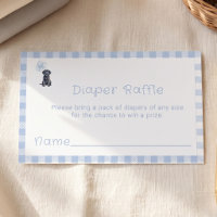 Sorteio de Fraldas Sweet Blue Gingham Black Lab Ca
