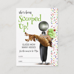 Cartão De Informações Sorvete de chocolate com Chá de panela