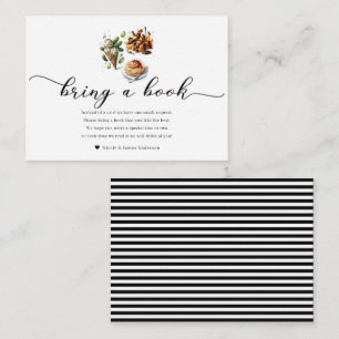 Cartão De Informações Sorvete & Picles Desejos Estranhos Geram um Livro 