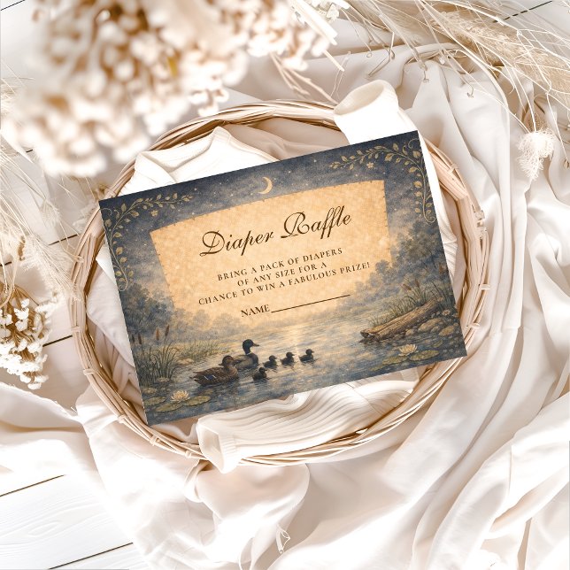 Cartão De Informações Storybook Duck Diapper Raffle (Criador carregado)