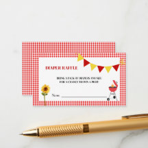 Summer Barbeque Fralda Raffle